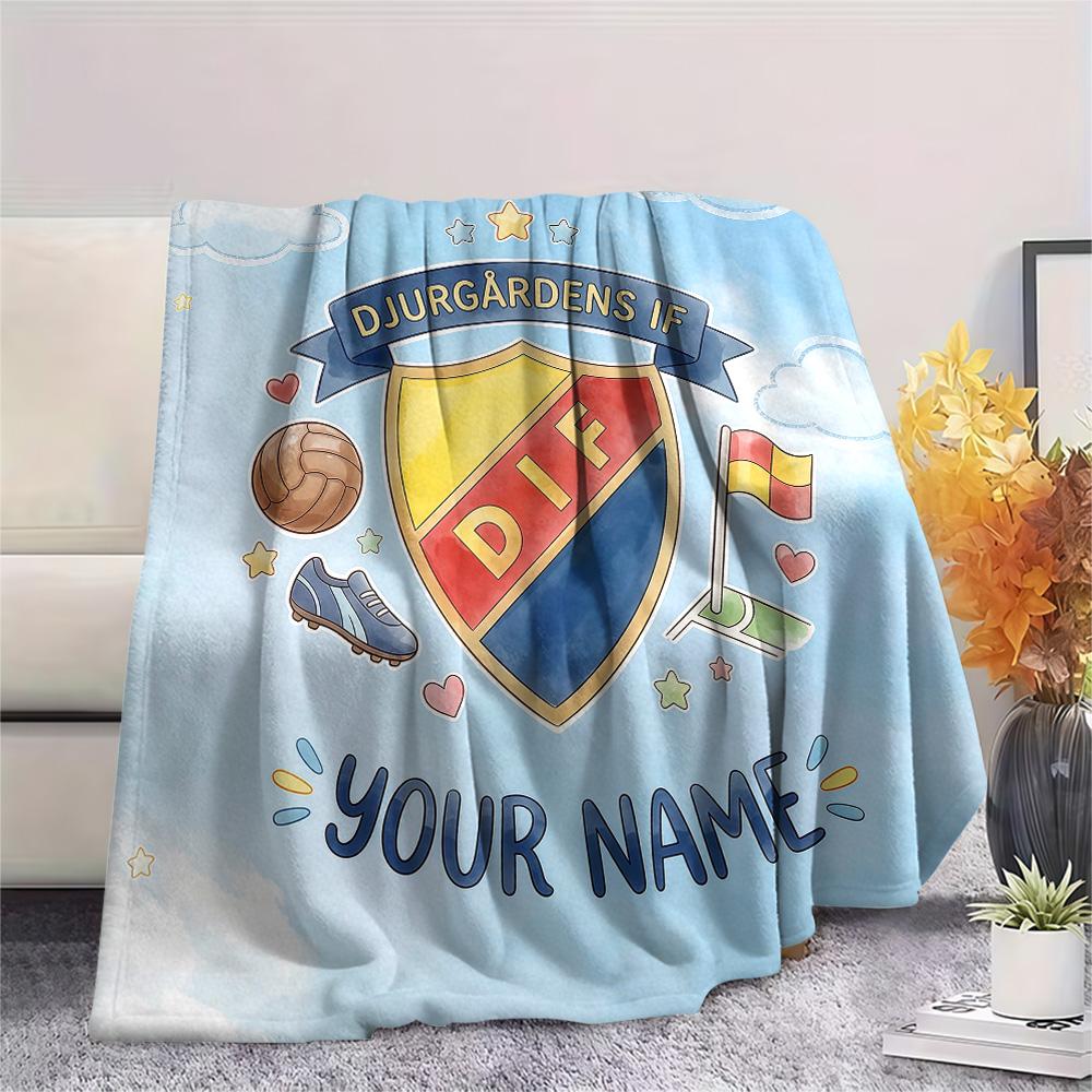 Custom Name DIF Flannel Blanket, High quality Comfortable for All Seasons, Home Decor, Warmth and Comfort