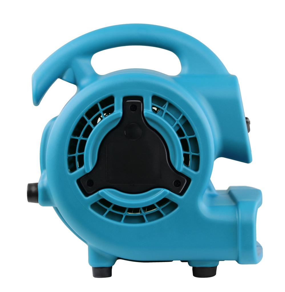 Vloerblazer XPOWER P-80A Mighty Air Mover met Stopcontacten, Tapijtdroger, Vloerdroger 3 snelheidsinstellingen, 4-hoek droogposities