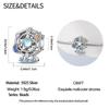 Original Copper Charms Luxury Blue Star Moon Ferris Wheel Beads Fit Bracelet Diy Women Making Delicate Gift