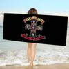 Rock Music Band G-Guns N Roses Microfiber Printed Beach Towel Mountain Climbing Yoga Beach Swimming Running Absorbent Soft Towel