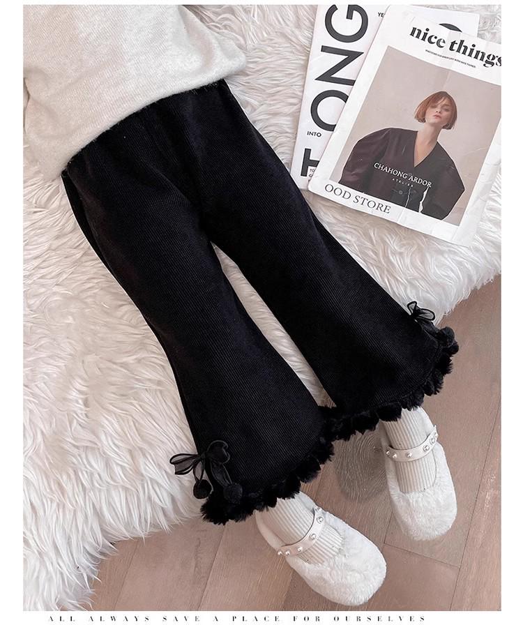 2024 Girls' Fashionable Elastic Leggings: Autumn/Winter Wear