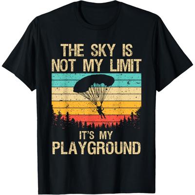 Cool Skydiving Art For Men Women Skydive Parachute Skydiver T-Shirt