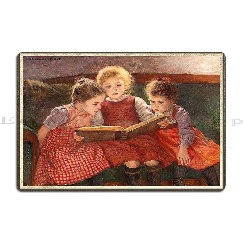 Just A Girl Who Loves Cats And Books IN MY DREAM WORLD Metal Sign Living Room Poster Bar Garage Print Tin Sign Poster