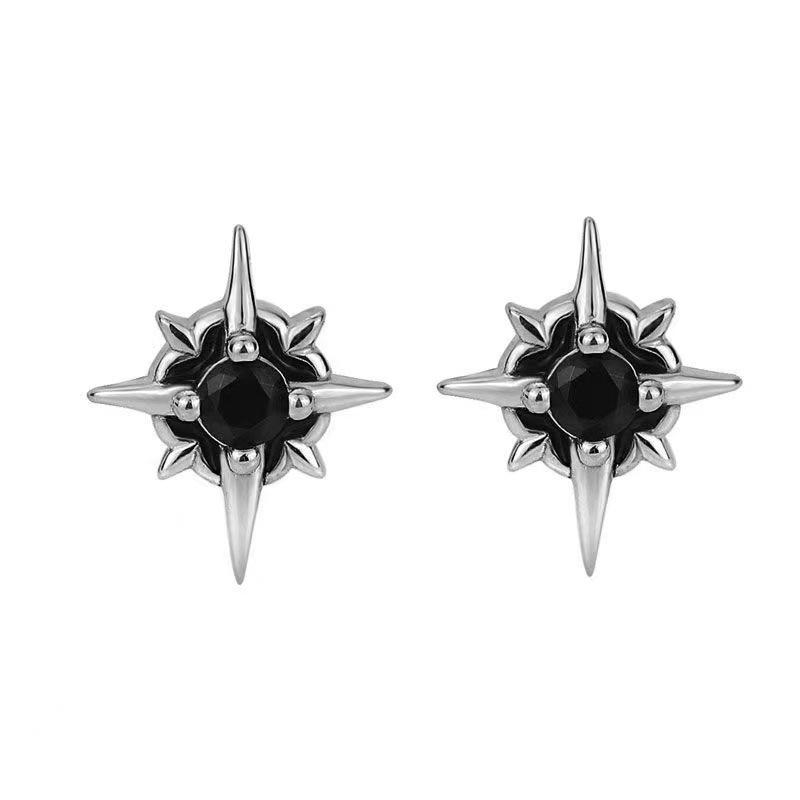 

Мужские серьги-капли со стразами в стиле хип-хоп для вечеринок Black Diamond 1 pair