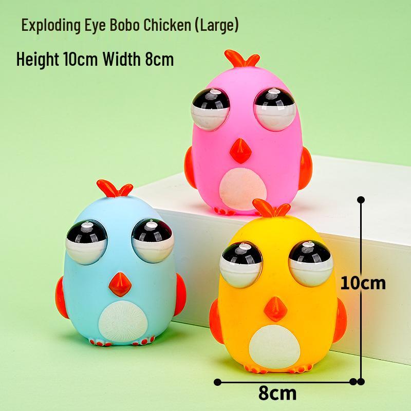 Pop-Eye Vegetable Worm Stress Relief Squeeze Toy