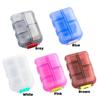 1pc 10-compartment Pill Case Portable Travel Pill Organizer Pocket Pill Box Dispenser Vitamin Fish Oil Medicine Box