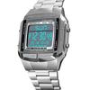   1381 Men Analog Digital Watch Fashion Casual Sports Wristwatch 2 Time 5 Alarm 3  Waterproof Stainless Steel Strap Backlight Multifunctional Wa