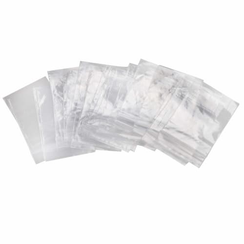 CINECE Zipper Bags, Small Dividers, Mini Transparent Poly Bags, Thick, with Zipper, Small