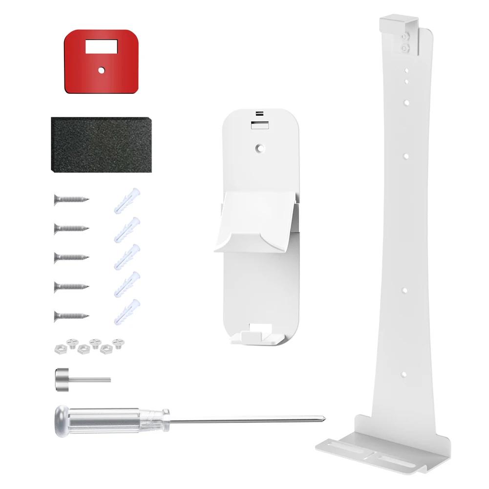 

For PS5 Pro/PS5 Slim/PS5 Host Wall Mount Bracket with Controller Headset Hook Controller Headset Display Holder Game Accessories білий