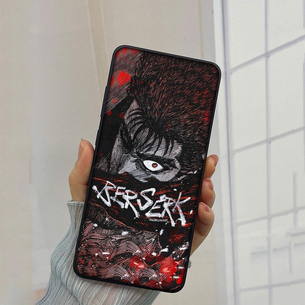 Berserk Guts Soft Cover for VIVO Y20 Y21 Y33S Y20i Y02 Y16 Y22S Y27 Y21T Y33T Y35 Y36 Y53S Y70 Y76 Y77 Y78 Casing Phone Case