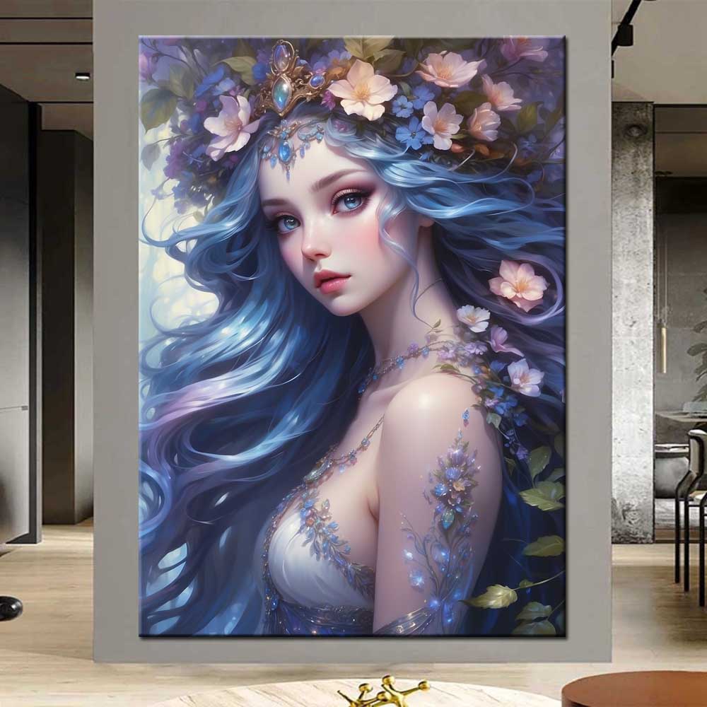 

5D Diy Алмазная вышивка Красота и Цветочная картина Полная вышивка Алмазная картина Рукоделие Вышивка крестом Домашний декор j3731 round 40x30cm зелёный