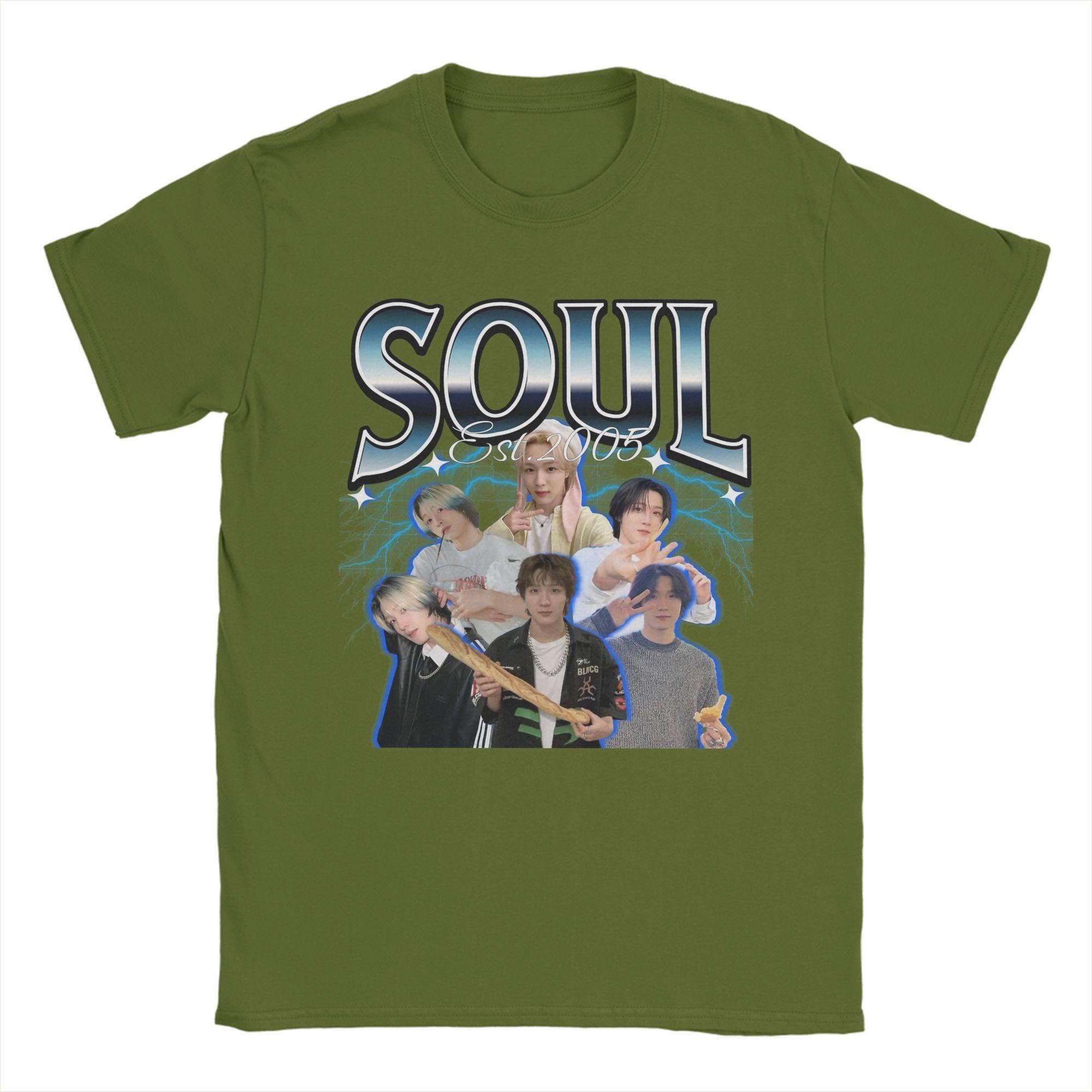 

Soul P1Harmony Band T Shirt for Men Pure Cotton Funny T-Shirts Crew Neck Tees Short Sleeve Clothes Gift Idea 4XL