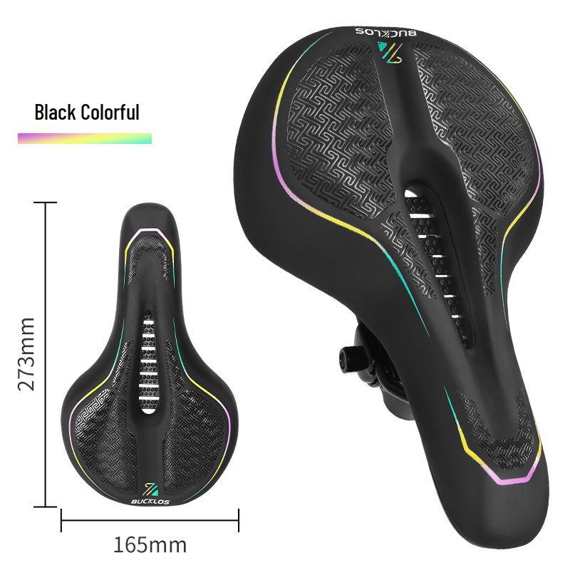 Waterproof Shockproof Breathable Hollow PU Leather Mountain Bike Saddle