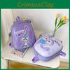 Cartoon Hard Stellalou Shell Backpack Embossed Design Large  Capacity Waterproof