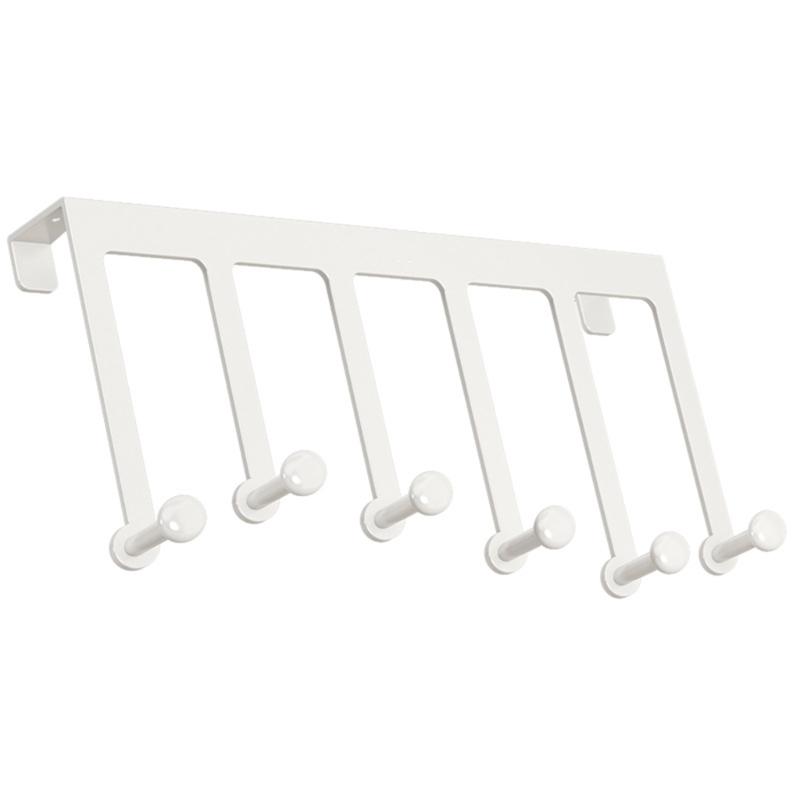 Over The Door Hook Bathroom Organizers Towel Rack Door Hanger Holder Coat Hook Rack for Hanging Clothes, Hat, Backpacks