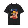 2026 Summer ONE PIECE Retro Cosplay Tshirt Unisexs Oversize Casual Cotton Printed Shortsleeved Unisex Childrens Sports Shirt