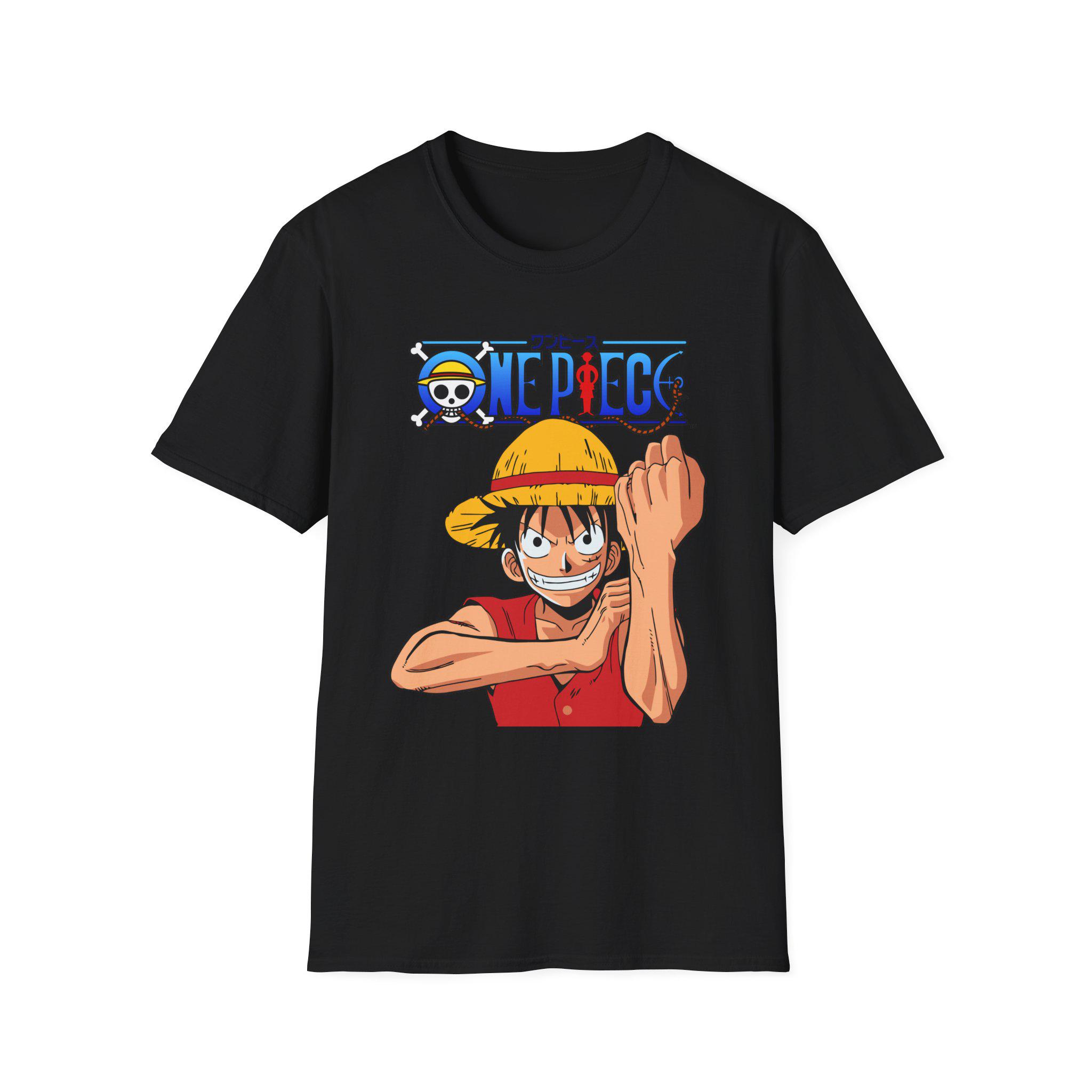 

2026 Summer ONE PIECE Retro Cosplay Tshirt Unisexs Oversize Casual Cotton Printed Shortsleeved Unisex Childrens Sports Shirt S