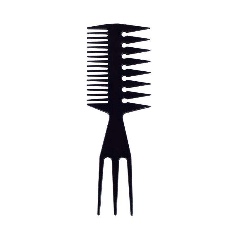 Men's 3-in-1 Black Wide Tooth Styling Comb