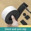 1 Roll Silent Guard Furniture Floor Protectors - Non-Slip Chair & Table Leg Pads, 5cm/10cm X 100cm, Textured Noise-Reducing Design