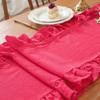 Rectangular Dinning Table Runner Solid Color Tables Cover Household Table Flag  Dining Table