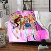 1pc Winx Club Friendship flannel Blanket for Super Soft Cute Comfort Blanket for Travel Bedding Couch Sofa Blanket Y73021