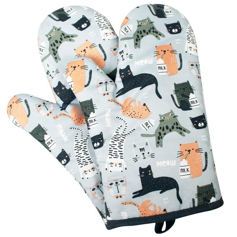 Cartoon Heat Resistant Oven Mitt (Single)
