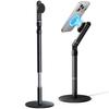 Height Adjustable Magnetic iPhone Stand for Desk & Overhead Phone Holder for Video Recording 360°Rotate for iPhone 17 16 15