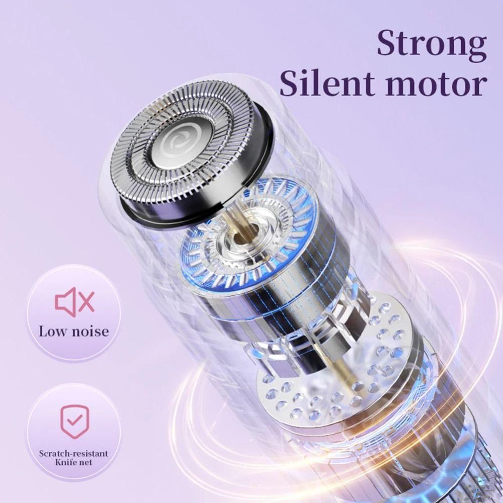 Double-headed Women's Hair Shaver 2 In 1 Private Parts Trimmer Electric Hair Remover  Eyebrows