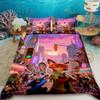 3pcs Duvet Cover Anime Zootopia Judy Nick Bedding Set Skin-friendly Children Bedroom Dormitory Surprise Gifts