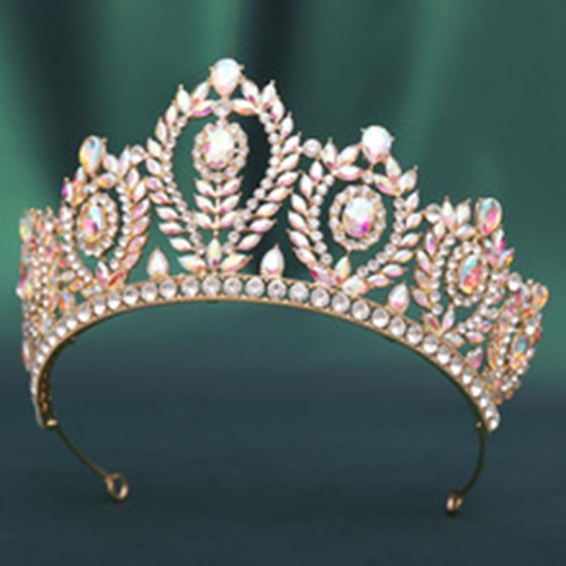 Bandeaux de Fête Élégants Couronnes Serre-tête pour Anniversaire Mariage Diadème de Reine pour Filles Spectacle Scène Costume
