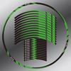 17'' Reflective Motorcycle Accessory Wheel Sticker Rim Decal For VOGE 250RR 300RR 500AC 525R 500DS 650DS