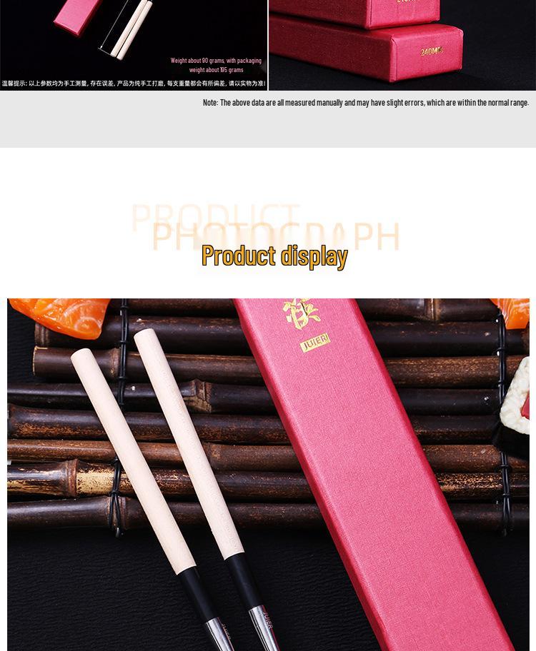 Sashimi Steel Tip Chopsticks: Perfect for Sushi & Takoyaki