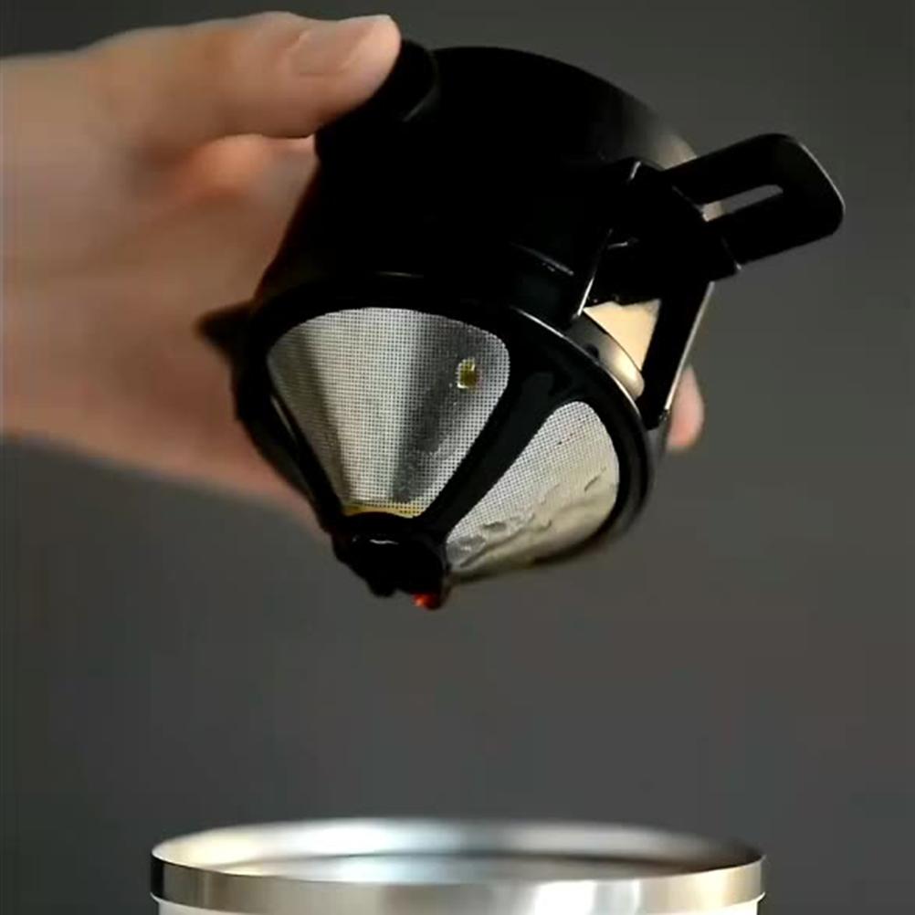 Double Layer Stainless Steel Coffee Filter Pour Over Coffee Dripper Filter Reusable Coffee Maker Filters
