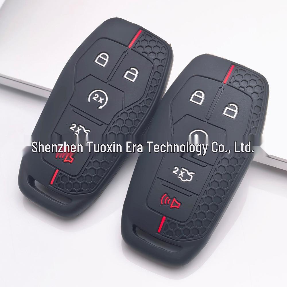 Cross Ford Key Bag: Silicone Cover for Mondeo, Edge, Taurus, Lincoln, Mustang, Navigator