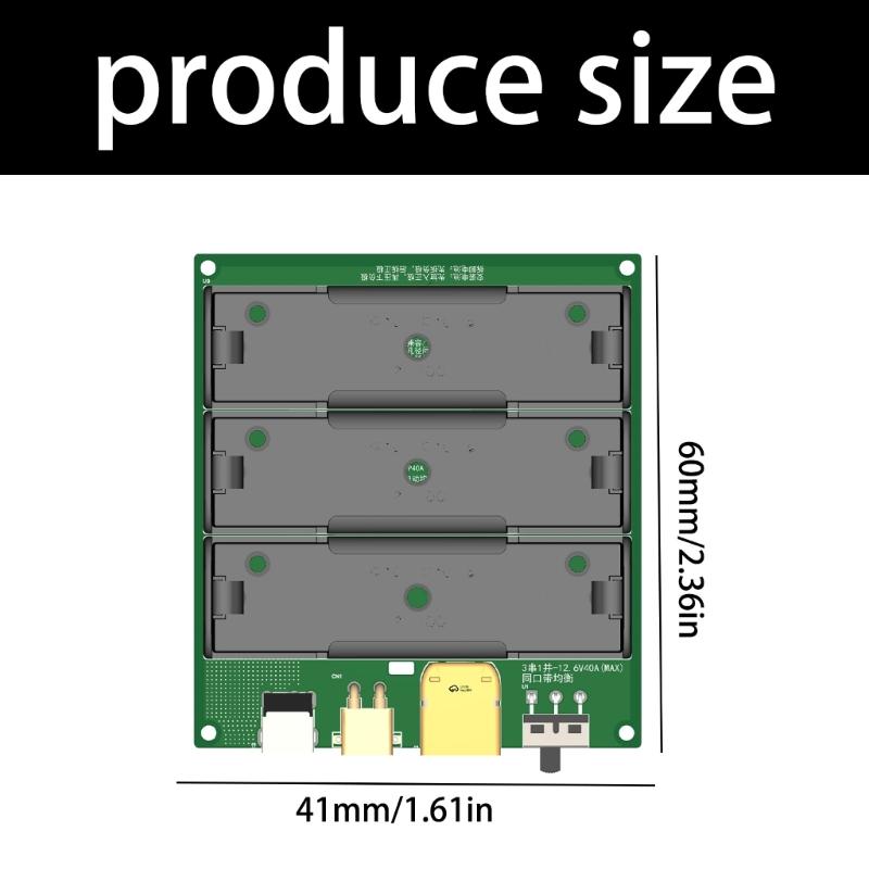 Sturdy ABS Battery Housing 3S1P 40A System For Stable High Load Device Power Supply Management