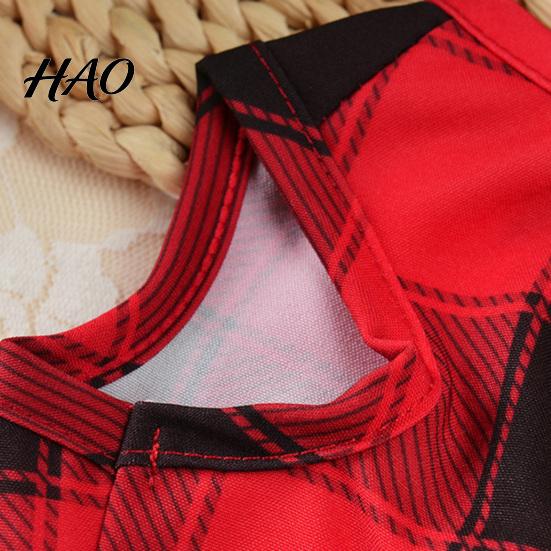 Dog Dress Pet Clothes Grids Pattern Dress-up Soft Texture Cosplay Dogs Princess for Small Costume