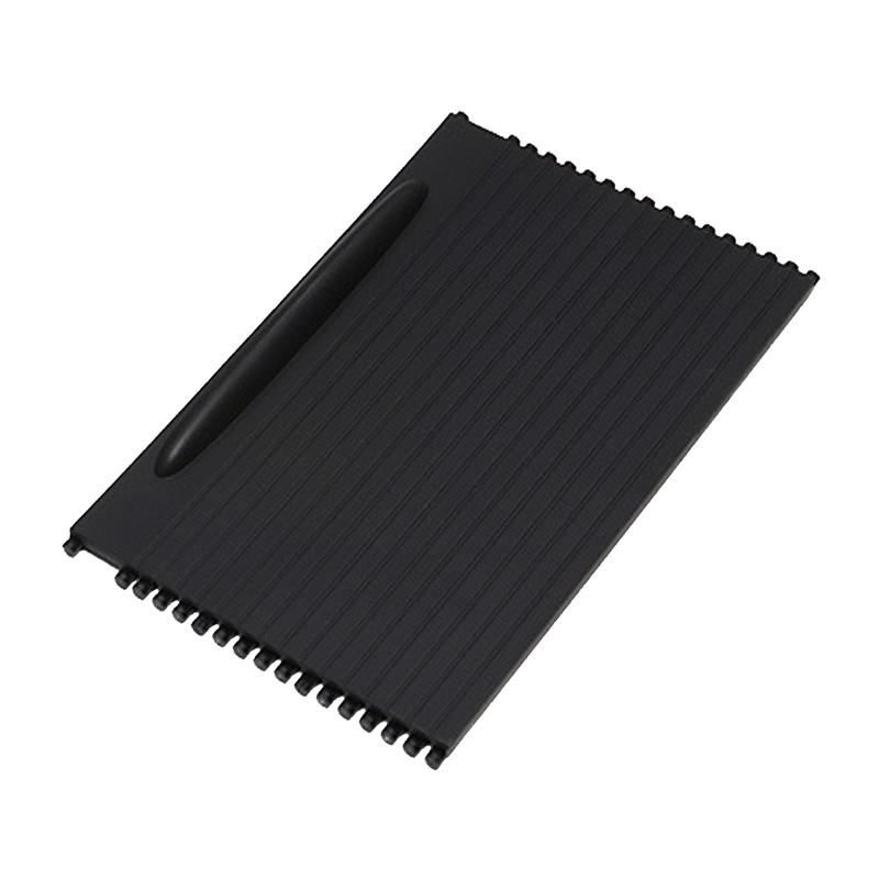 Replacement Interior Cup Holder Panel 7L5862531 for Porsche For Cayenne 2003 2010 Black Plastic Rolling Slider