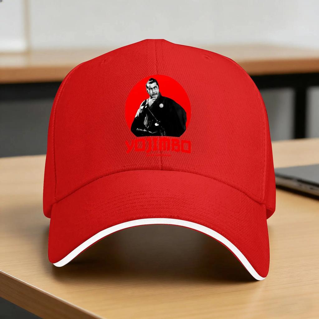 Akira Kurosawa Yojimbo Samurai Film Baseball Cap Kpop Rock Sun Visor Trucker Hat Couple Women Trendy Design Snapback Cap