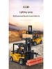 2.4G Remote Control Forklift Toy: 11-Channel Crane with Lights and Music for Kids