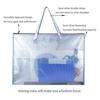 Poster Storage Case Bulletin Board Files Carrying Transparent Handbag Art Portfolio Tote Bag