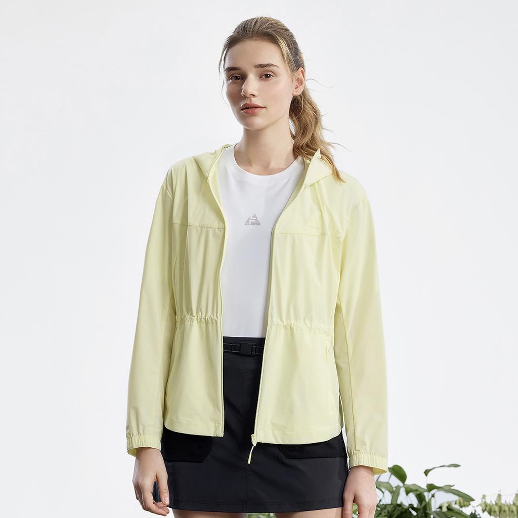 FILA Explore Minimalist Outdoor Classic Sports Leisure Comfortable Versatile Hooded Woven Jacket Women jackets A11W627710FYE