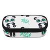 Pencil Case High Capacity 300D Polyester Easy Open Zipper with Main Compartment Mesh Pocket and Pen Slots for School and Study