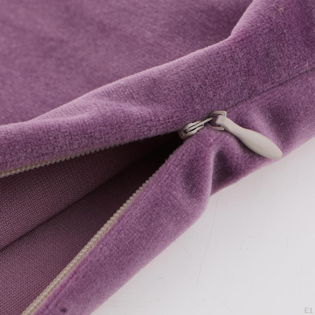 2 Pieces Velvet Solid Throw Case Decorative Cushion Decor for Living Room Couch Sofa Car 18 X