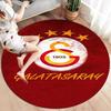 Galatasaray S Round Area Rug,Carpet Rug for Living Room Bedroom Sofa Playroom Decor,Non-slip Floor Mat