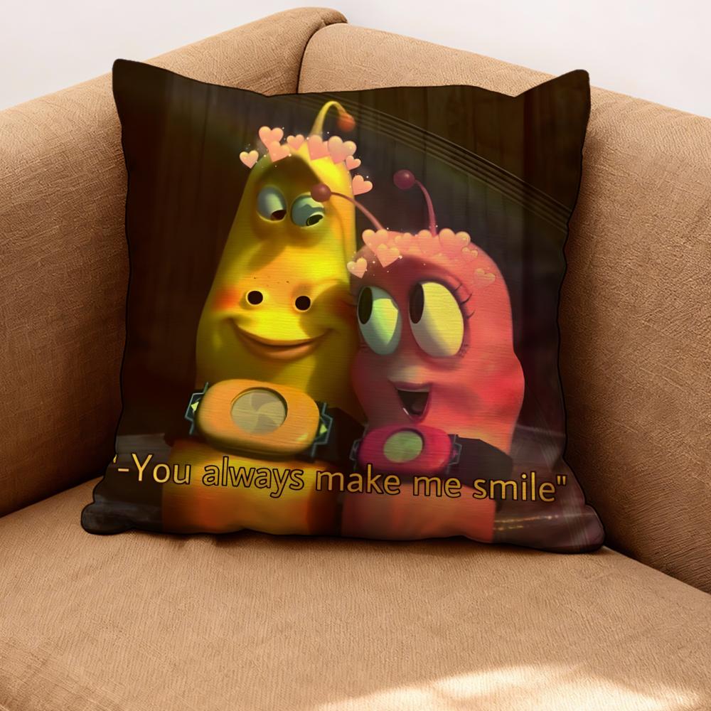 L-LarvaS Cushion Cover Premium Comfort Reversible Pillow Cove -Two in One Design for Any Room & Car Interior