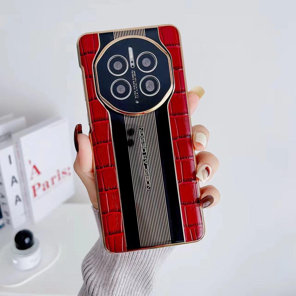 Porsche crocodile leather case for Honor Magic 5P/5, 4P/4, 3P - all-inclusive, drop-proof, and perfect for business on-the-go.