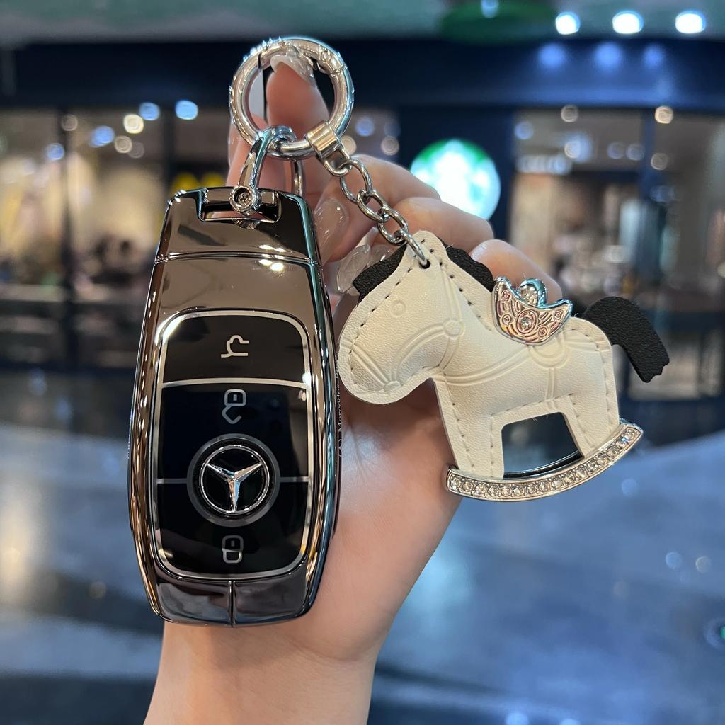 SFX1  Shell For Mercedes Benz A C E S G Class GLC CLE CLA GLB GLS W177 W205 W213 W222 X167 AMG Car Remote Key Case Cover