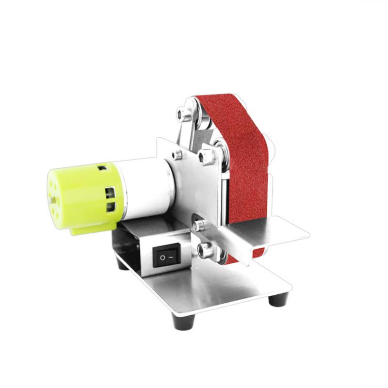 Mini Portable Electric Sand Belt Machine Household DIY Desktop Sharpening Machine Professional Polishing Equipment