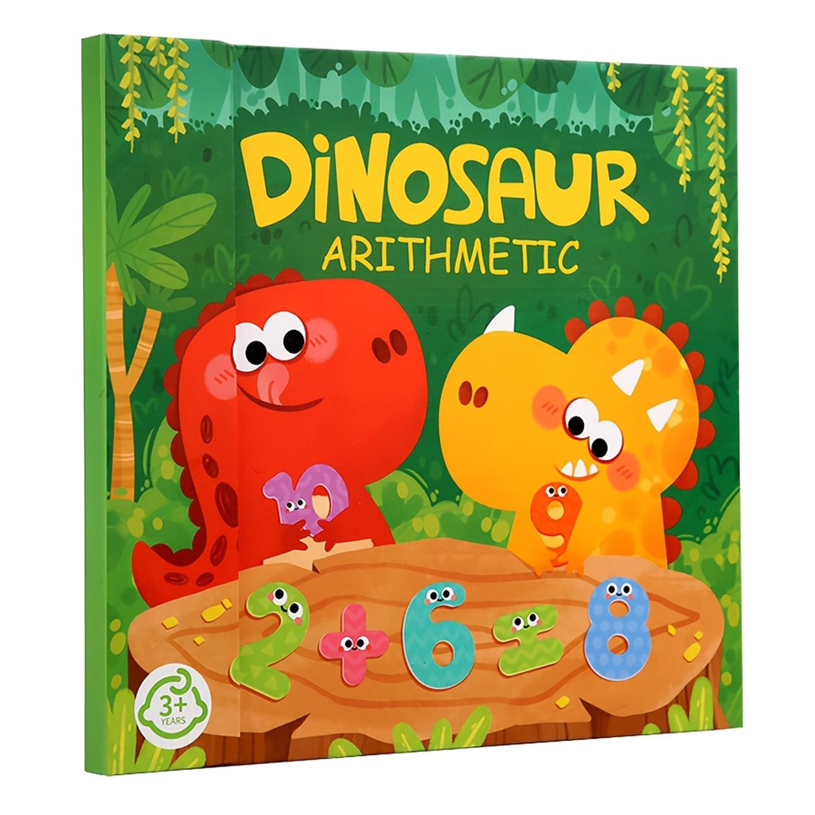 

Dinosaur Arithmetic Learning Game, Interactive Math Tool To Teach Number Decomposition And Counting, Educational Toy With Dinosaur Illustration One Size