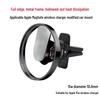 MagSafe 17mm Ball Head Bracket Zinc Alloy for Apple Wireless Charger, Car Mount